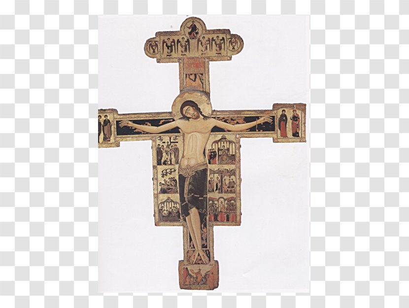 Crucifix Panel Painting Byzantine Art Christ Transparent PNG