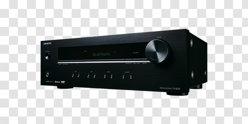 Onkyo TX-8220 AV Receiver Amplifier Radio - Turntable Transparent PNG