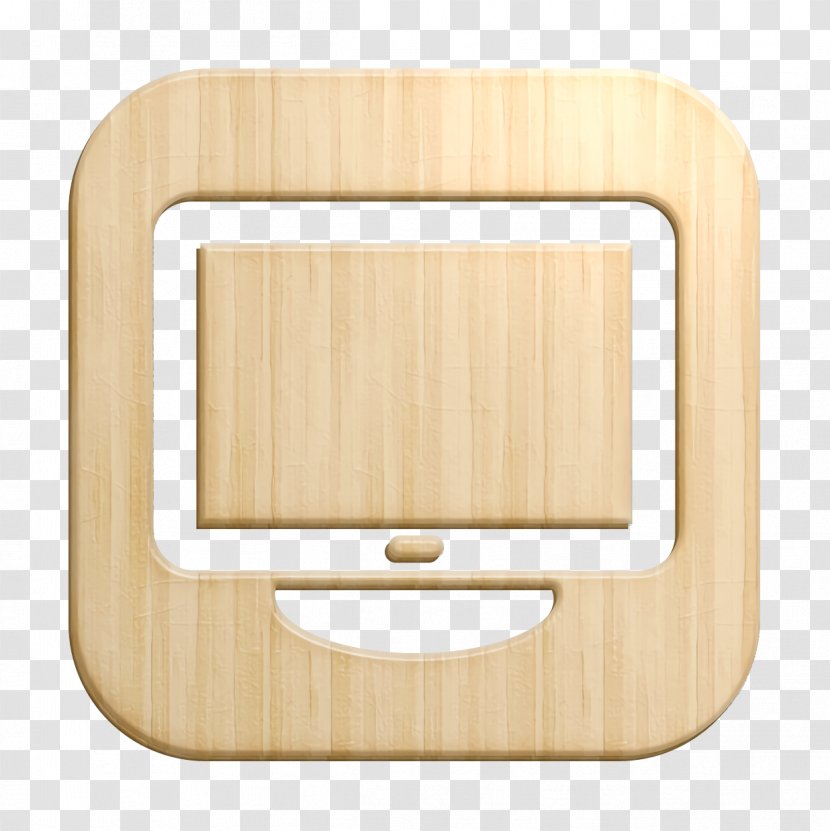 Computer Icon Desktop Display - Rectangle Wood Transparent PNG