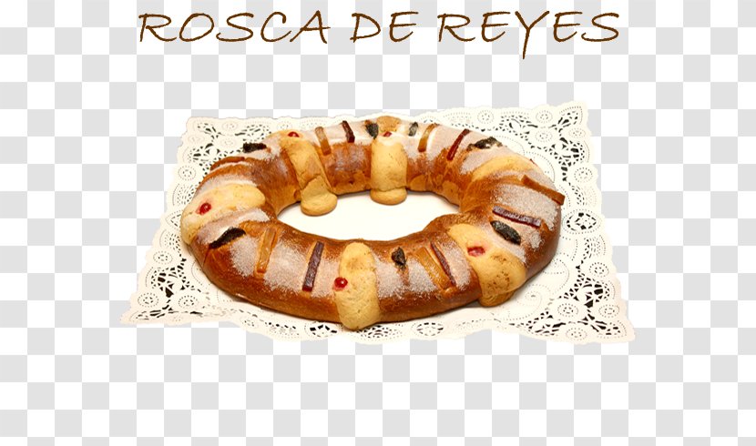 Bolo Rei Mexican Cuisine Bread Dessert Food - Drawing - Rosca De Reyes Transparent PNG