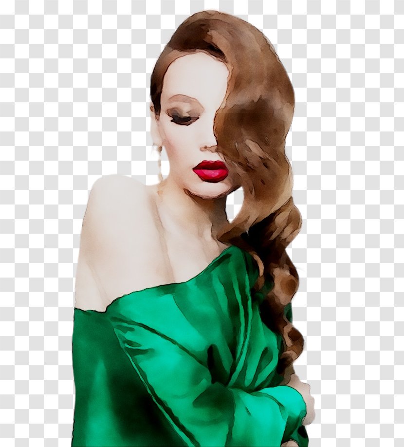 Girl Image Hair Model - Lip - Updo Transparent PNG