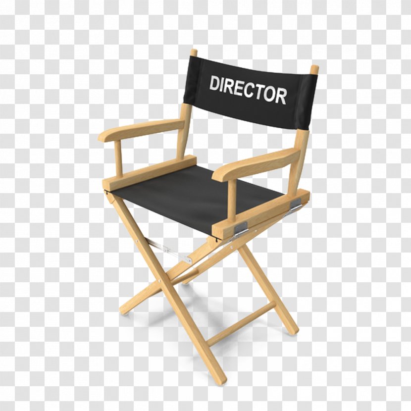 Directors Chair Film Director - Folding - The Marked Transparent PNG