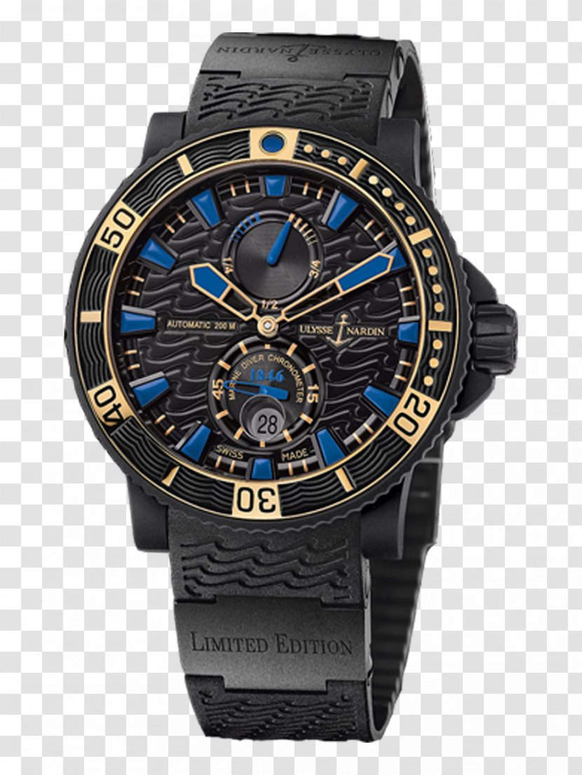 Ulysse Nardin Le Locle Chronometer Watch Marine Transparent PNG
