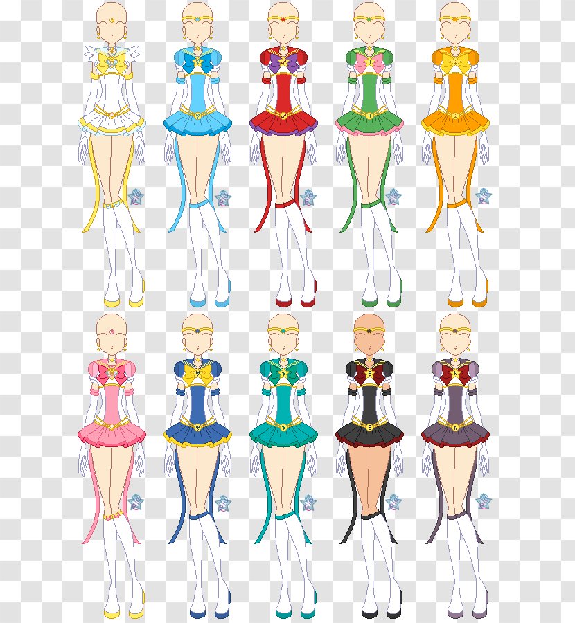 Sailor Moon Fashion Illustration: Flat Drawing Art Character - Heart Transparent PNG