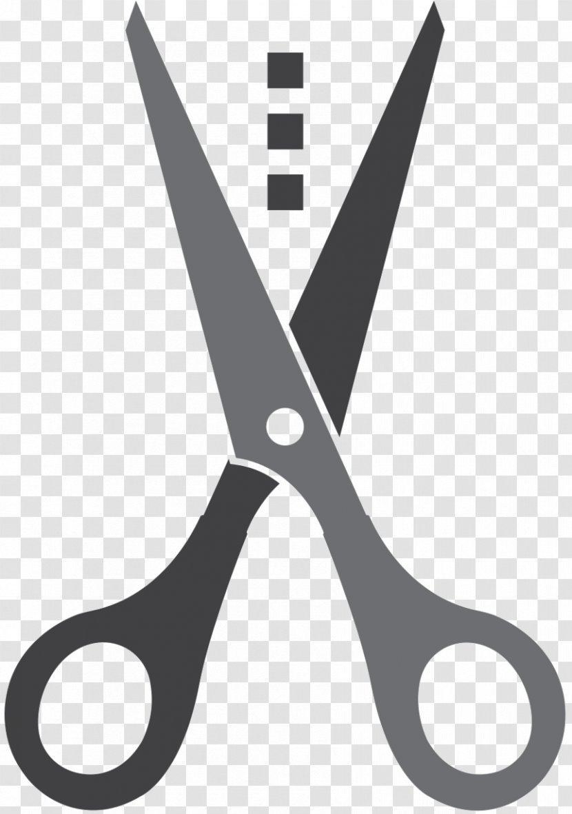 Clip Art Scissors Black & White - Cutting Tool - M Product Design Line Transparent PNG