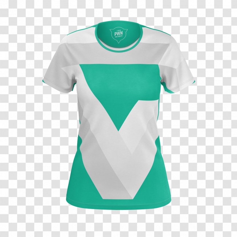 T-shirt Shoulder Green - Collar Transparent PNG