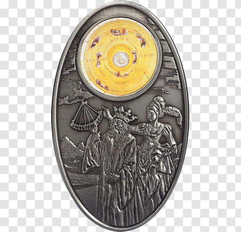 Almagest Silver Coin Gold Astronomy - Money Transparent PNG