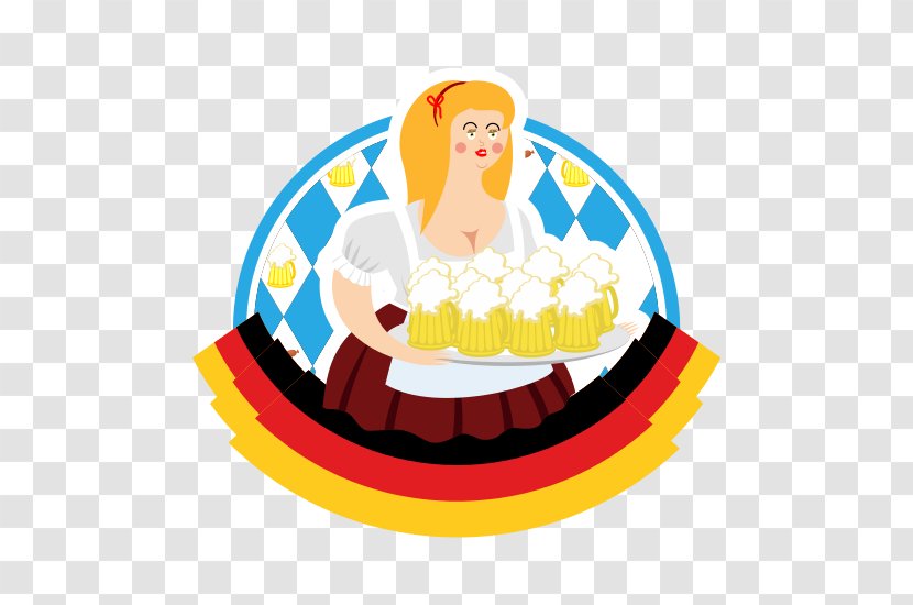 Clip Art Illustration Vector Graphics Beer Oktoberfest - Cuisine - Dessert Transparent PNG