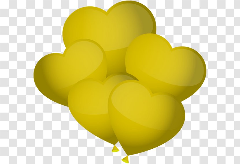Heart - Yellow - Design Transparent PNG
