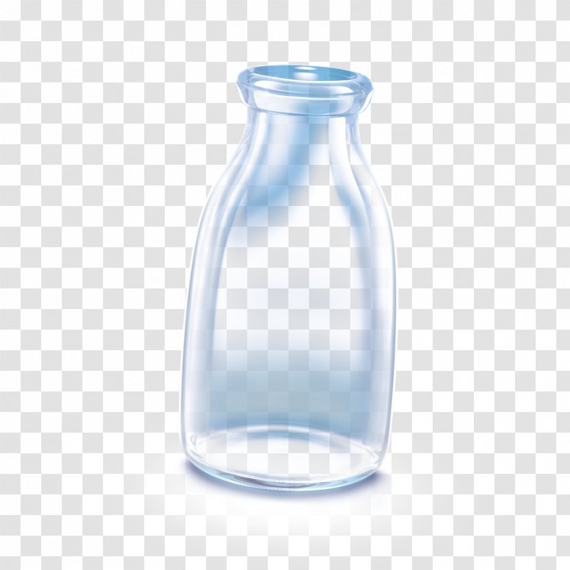 Milk Glass Water Bottles Transparency And Translucency - Bottle - Transparent Transparent PNG