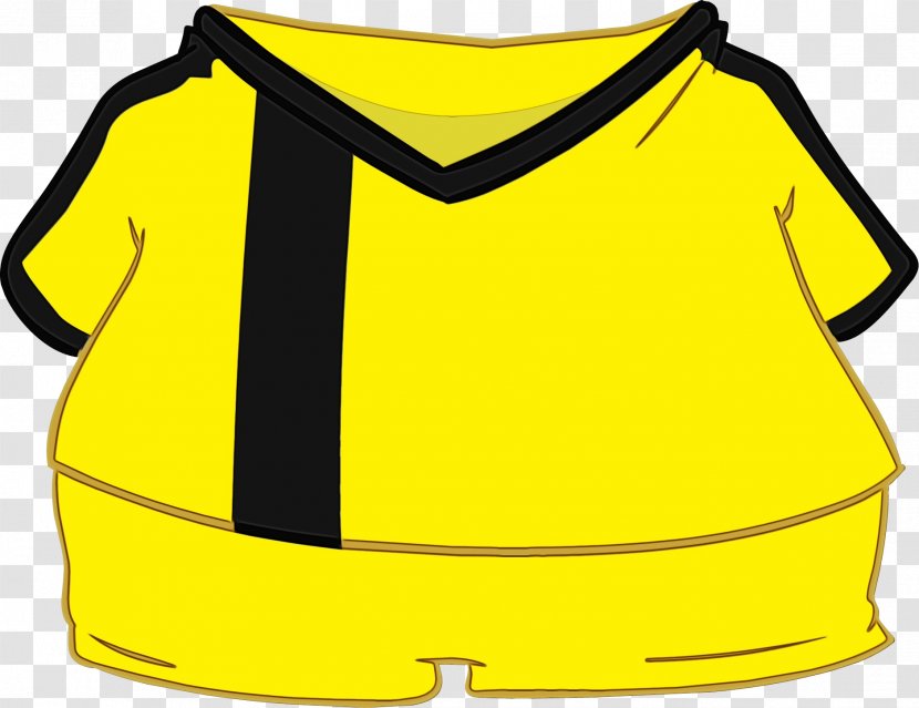 Yellow White Clothing Clip Art High-visibility - Sleeve - Outerwear Transparent PNG