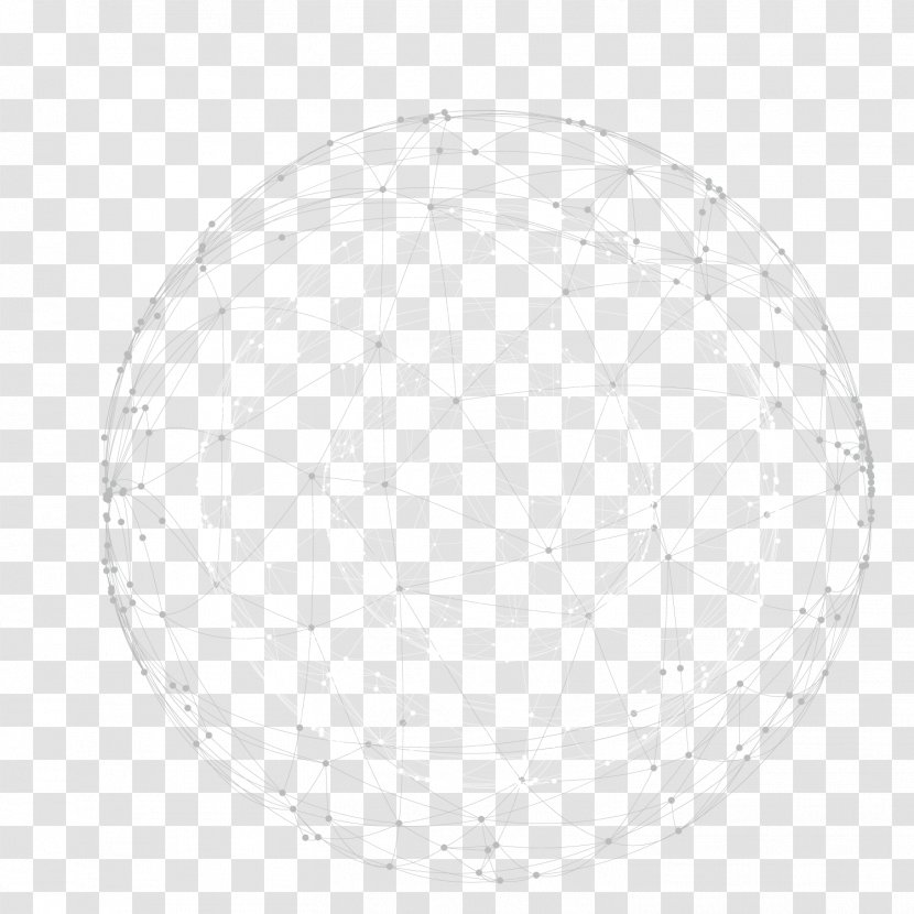 Black And White Circle Pattern - Texture - Technology Background Transparent PNG