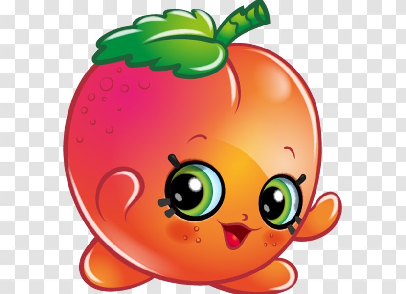 Apricot Fruit Shopkins Clip Art - Smiley Transparent PNG