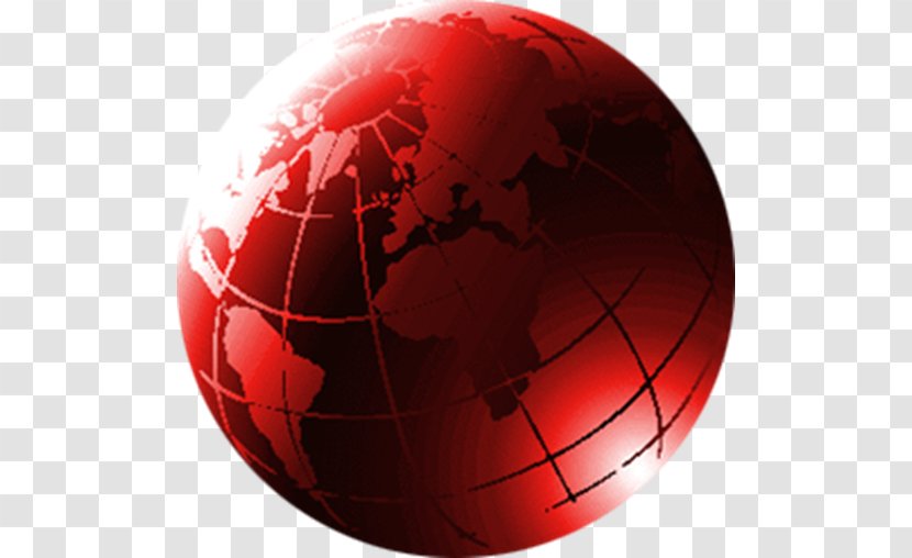 Organization Business Service Computer Innovation - Red Globe Transparent PNG