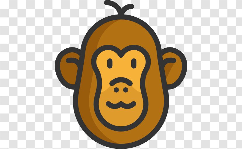 Primate Smiley Monkey Clip Art Transparent PNG