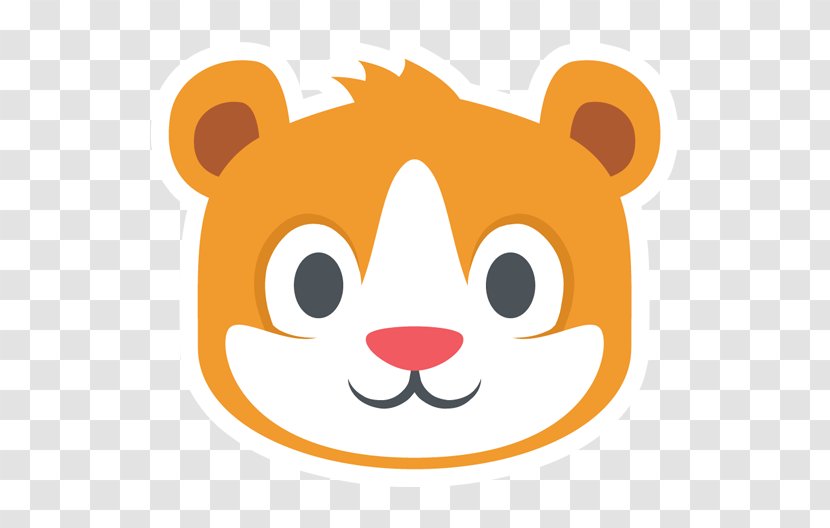 Hamster Emoji Face Clip Art - Mammal Transparent PNG