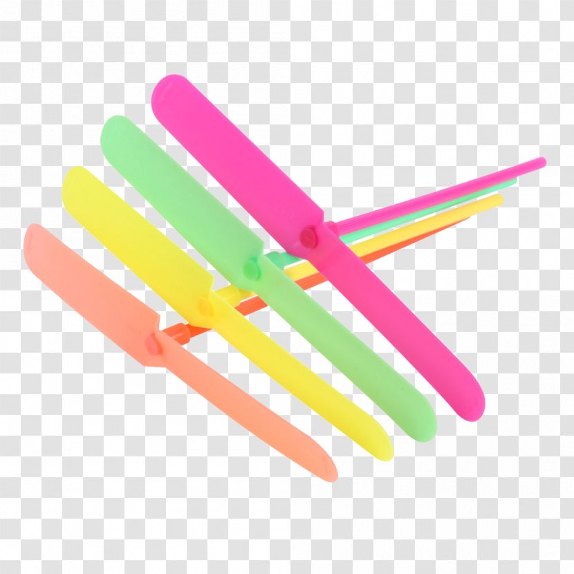 Helicopter Airplane Flight Toy Bamboo-copter - Colorful Bamboo Dragonfly Transparent PNG