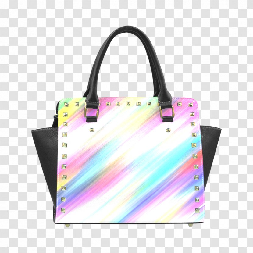 Tote Bag Handbag Clothing Leather - Tree - Rainbow Abstract Transparent PNG