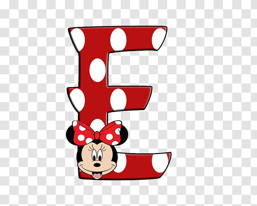 Minnie Mouse Alphabet Letter Clip Art Transparent PNG