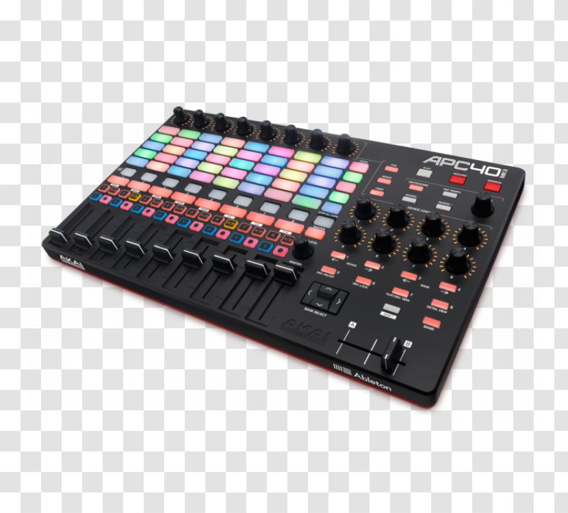 Ableton Live Akai Professional APC40 MKII MIDI - Electronic Instrument - USB Transparent PNG