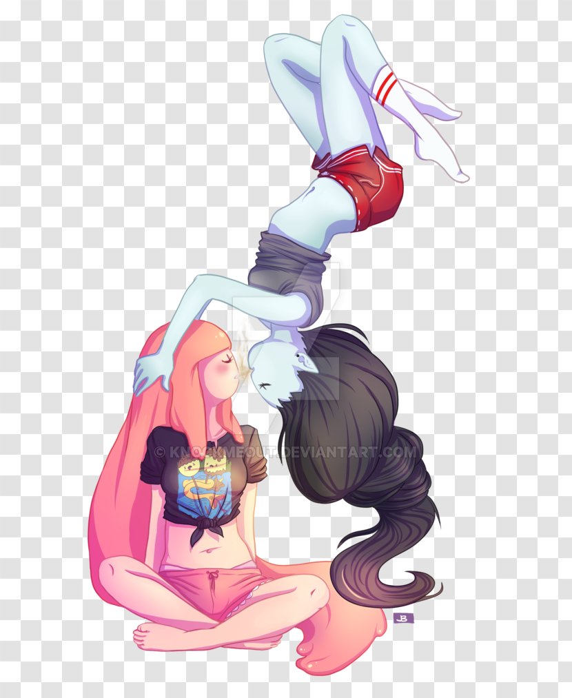 Marceline The Vampire Queen Princess Bubblegum Finn Human Flame Drawing - Watercolor Transparent PNG