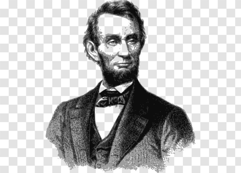 Portrait Of Abraham Lincoln United States First Reading The Emancipation Proclamation President Clip Art - Cliparts Transparent PNG