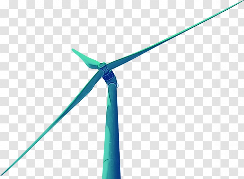 Wind Turbine Windmill Line Machine - Paint - Public Utility Farm Transparent PNG