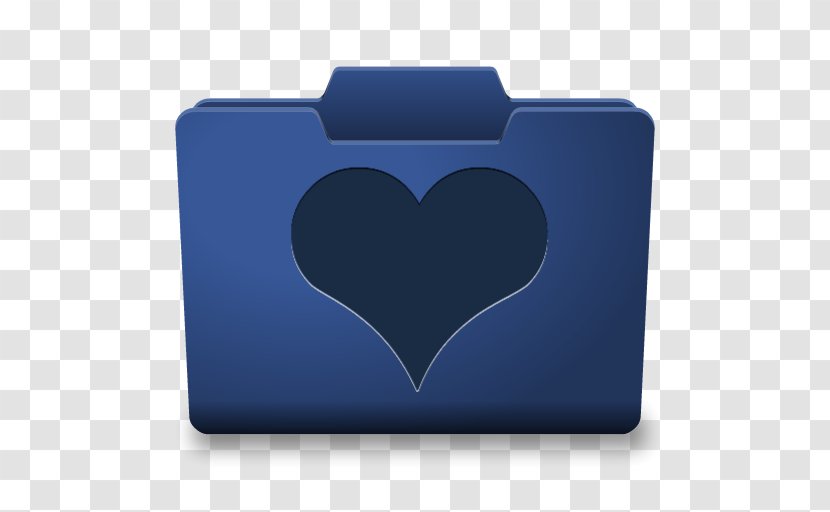 Electric Blue Cobalt - Heart - Favorited Transparent PNG