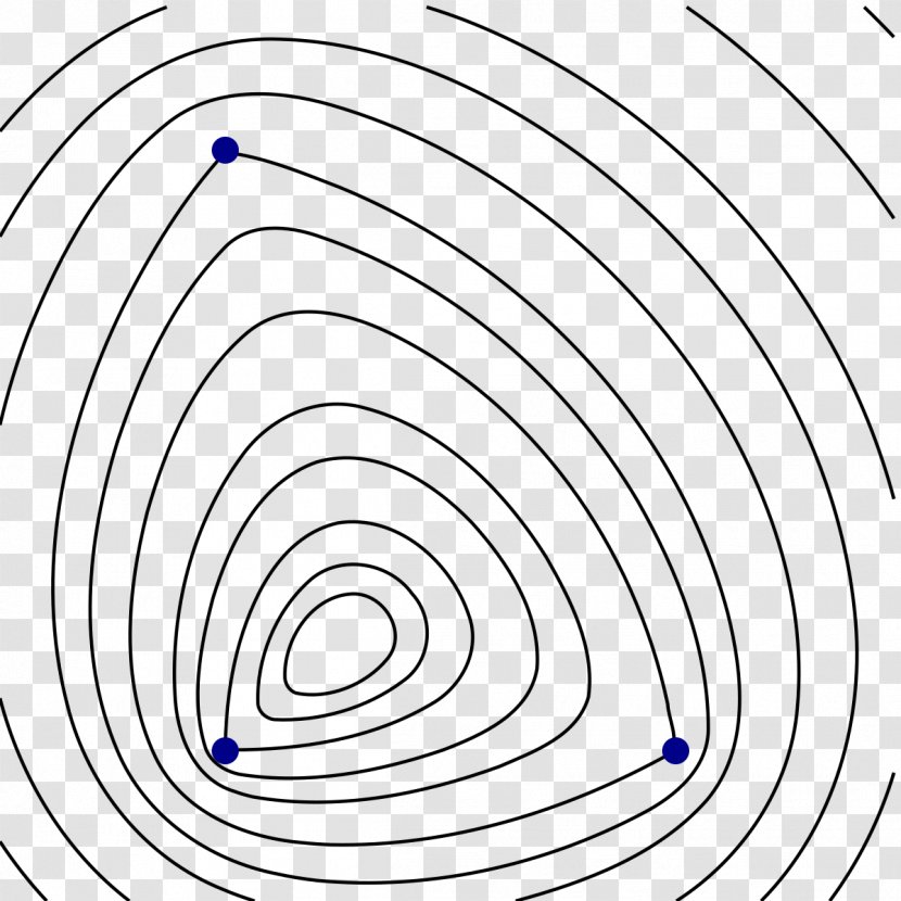 Point Circle N-ellipse Focus - Diagram Transparent PNG