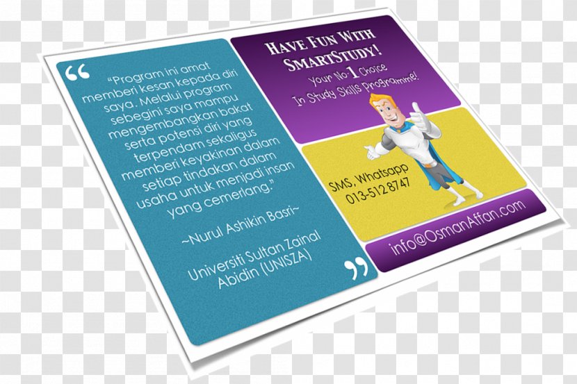 Advertising School Brochure Brand English - Text - TESTIMONI Transparent PNG