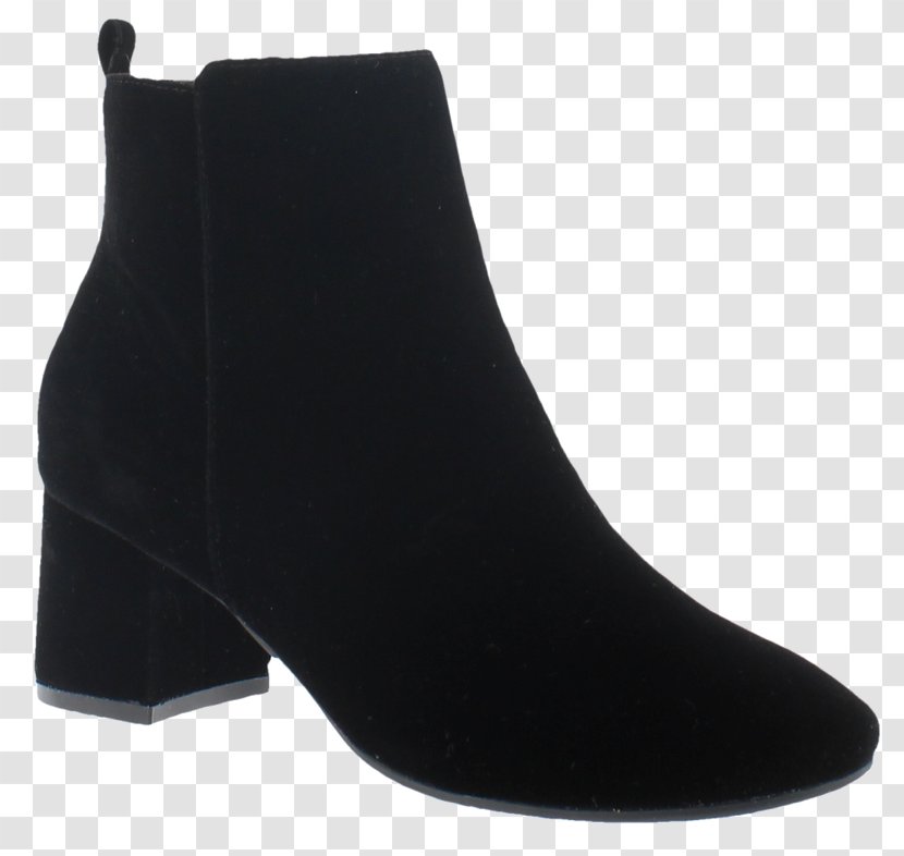 Boot Suede Botina High-heeled Shoe - Black Transparent PNG