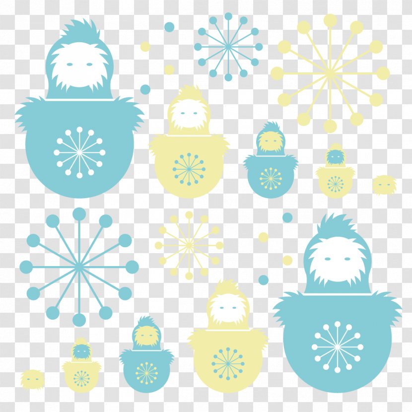 Illustration Vector Graphics Drawing Christmas Day Design - Wall Sticker - Yellow Transparent PNG