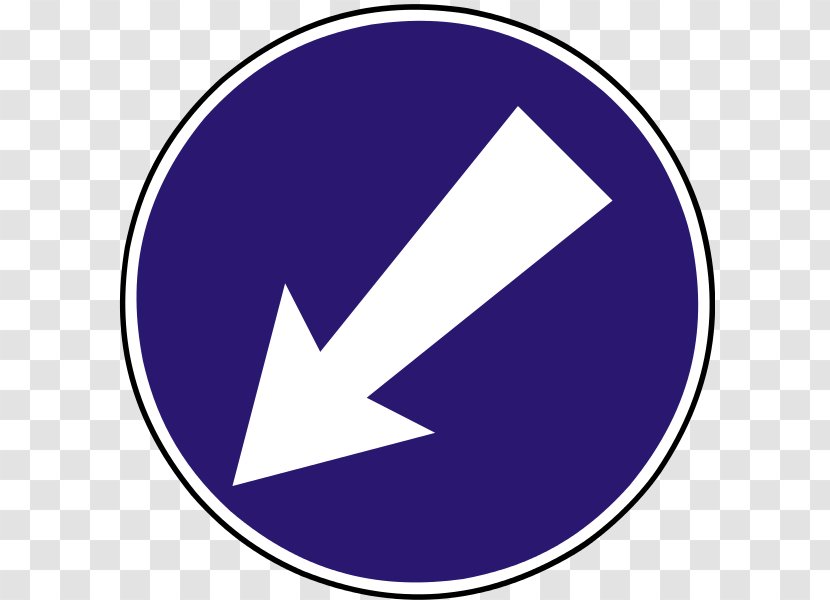 Mandatory Sign Traffic Road Arrow - Brand Transparent PNG