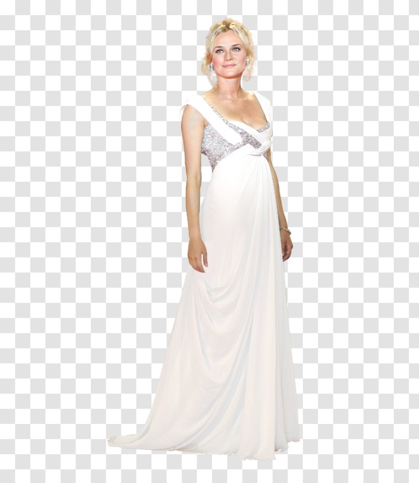 Wedding Dress Shoulder Cocktail Party - Tree - Diane Kruger Transparent PNG