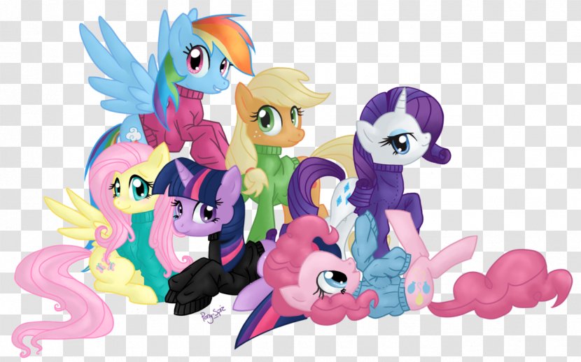 Pony Rainbow Dash Pinkie Pie Twilight Sparkle Rarity - Applejack - Little Transparent PNG