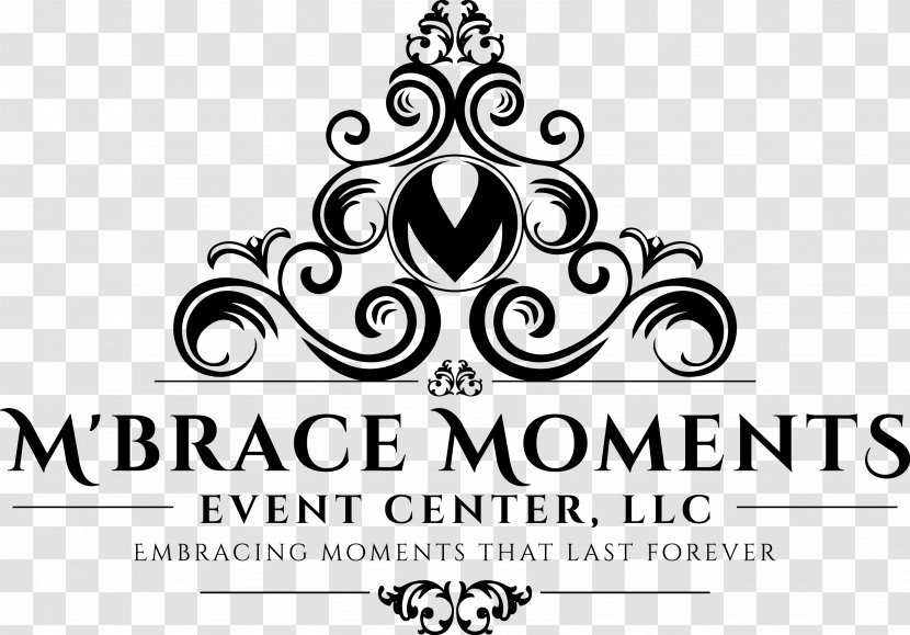 M'brace Moments Event Center Logo Brand Management Font - Symmetry - Elegant Events And Party Rentals Llc Transparent PNG