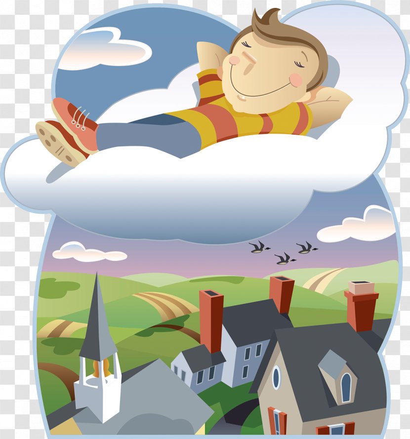 Illustration - Cartoon - Casual Town Illustrations Transparent PNG