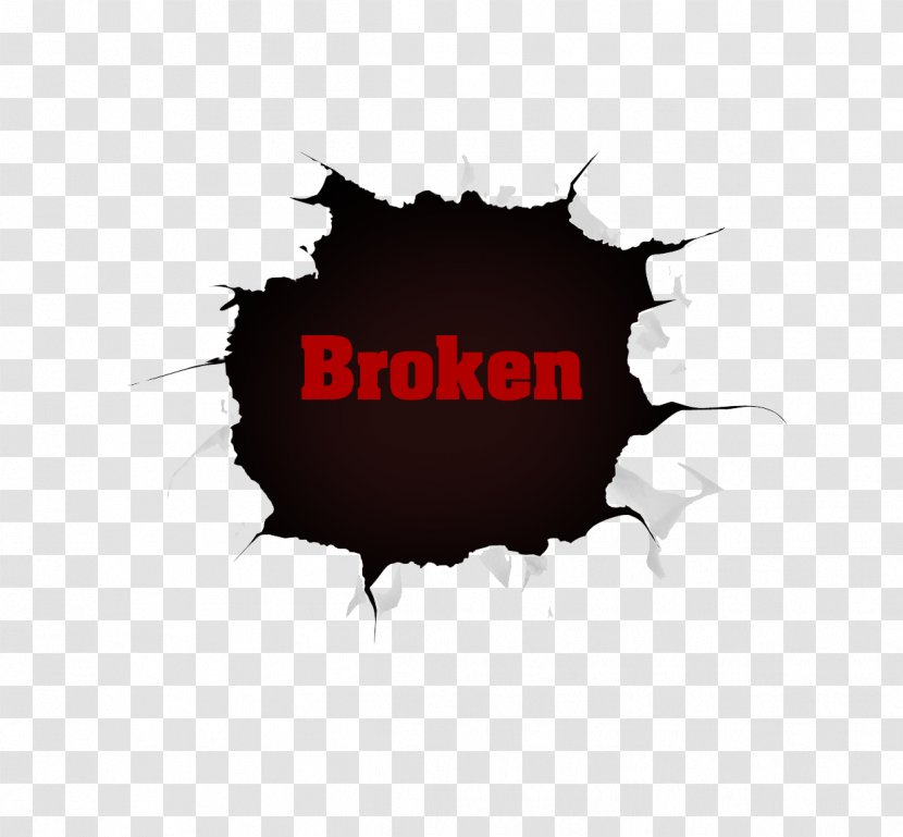 Paper Black Hole - Logo - Tear Broken Floating Material Transparent PNG