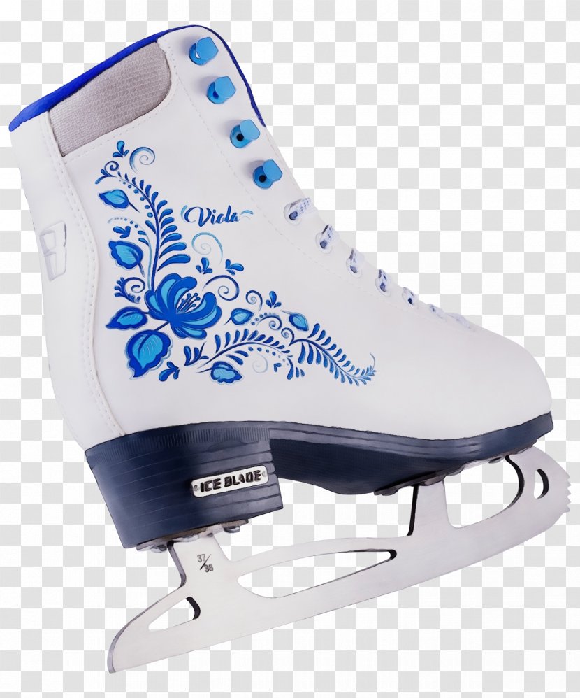 Figure Skate Ice Hockey Equipment Footwear Skating - Athletic Shoe Roller Skates Transparent PNG