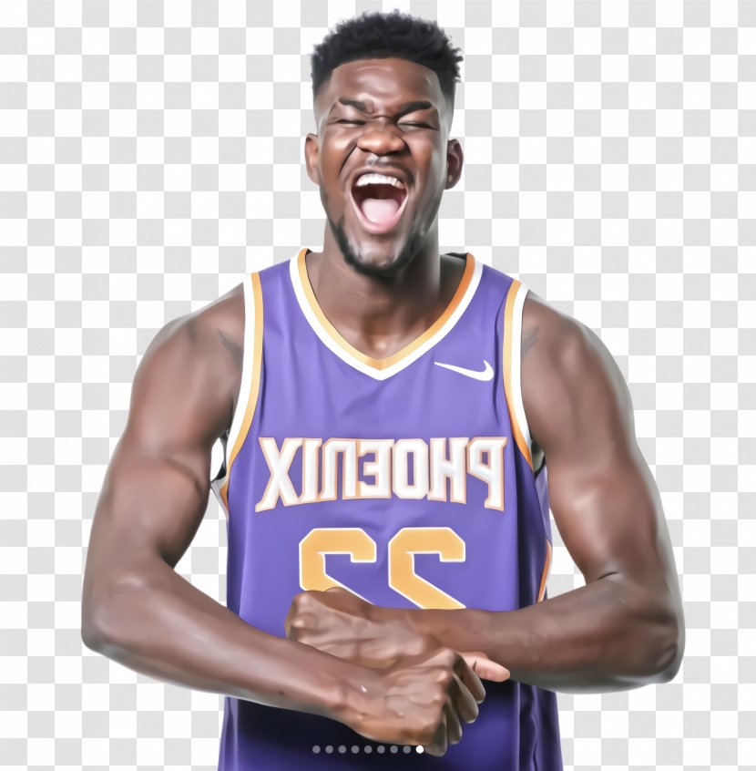 Deandre Ayton - Gesture Ball Game Transparent PNG