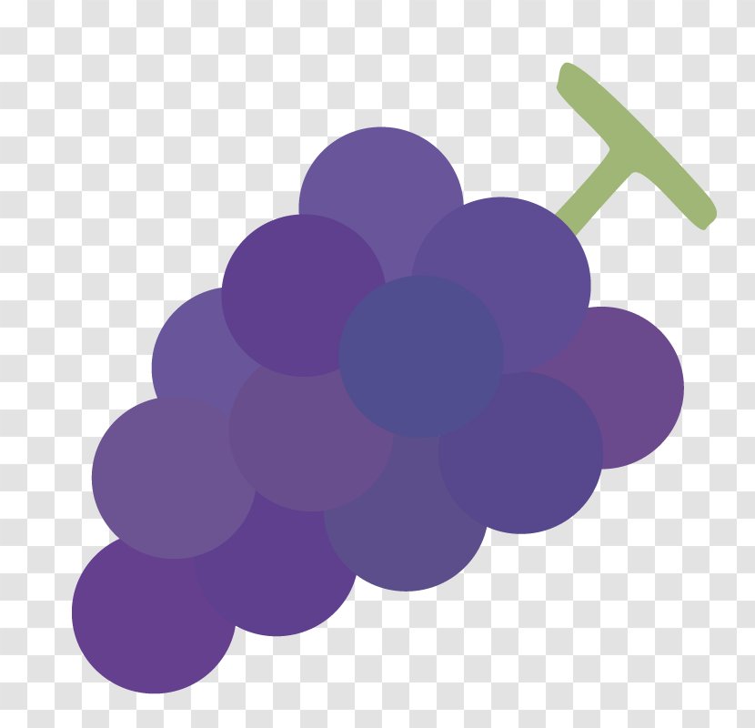 Grape Food Fruit Shaobing Chicken - Apple - Violet Transparent PNG