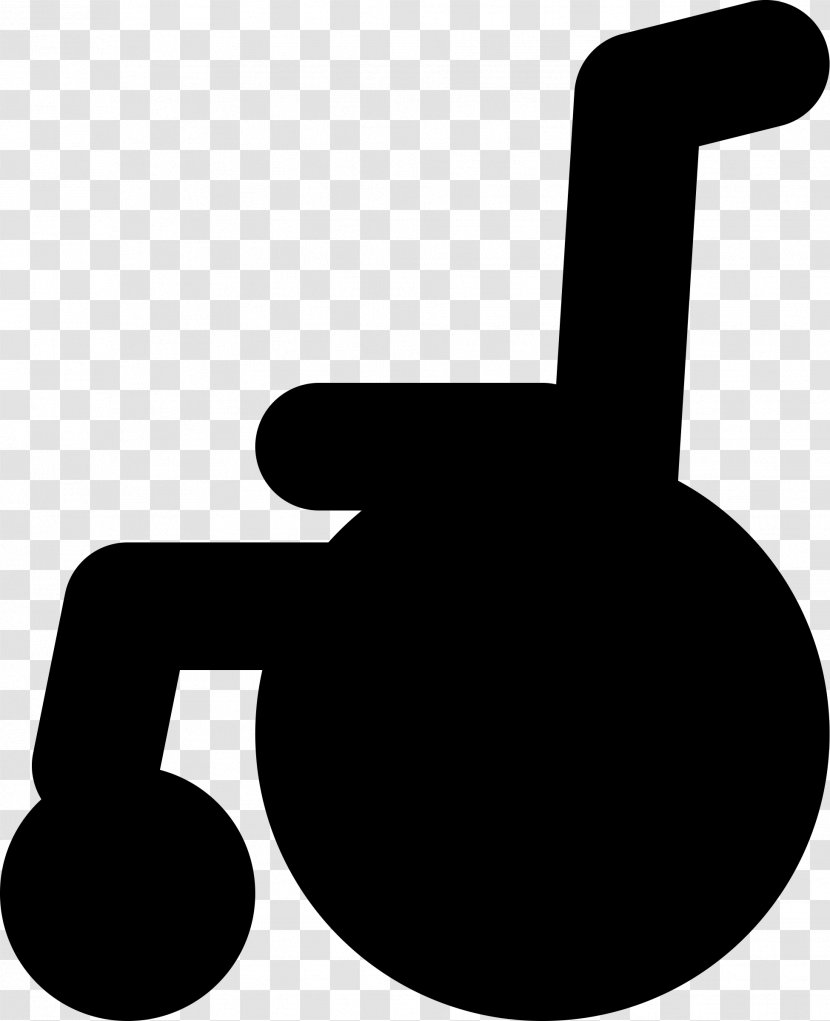 Wheelchair Clip Art - Silhouette Transparent PNG