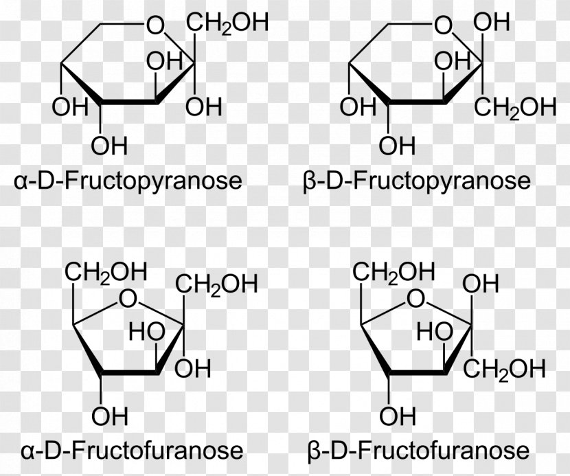 Fructose Haworth Projection Psicose Anomer Mannose - Threose Transparent PNG
