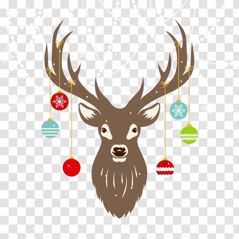 Reindeer The Mint Santa Claus Christmas Day - Coat - Astrantia Major Transparent PNG