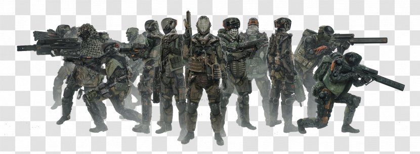Weapon Concept Art Science Fiction Soldier - Silhouette Transparent PNG
