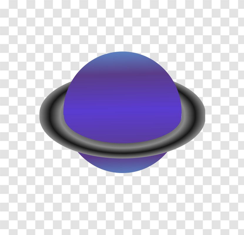 Cobalt Blue Electric Purple Violet - Sphere - Saturn Transparent PNG