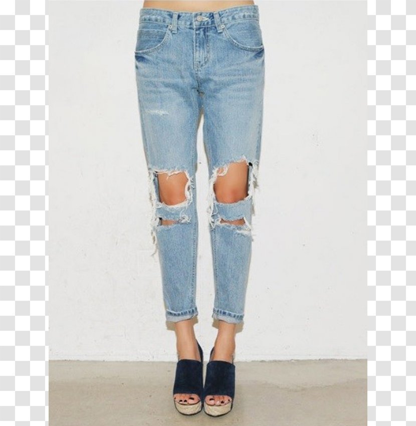 Jeans Slim-fit Pants Denim Boyfriend - Frame Transparent PNG