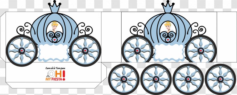 Cinderella Carriage Party Cart - Drawing Transparent PNG