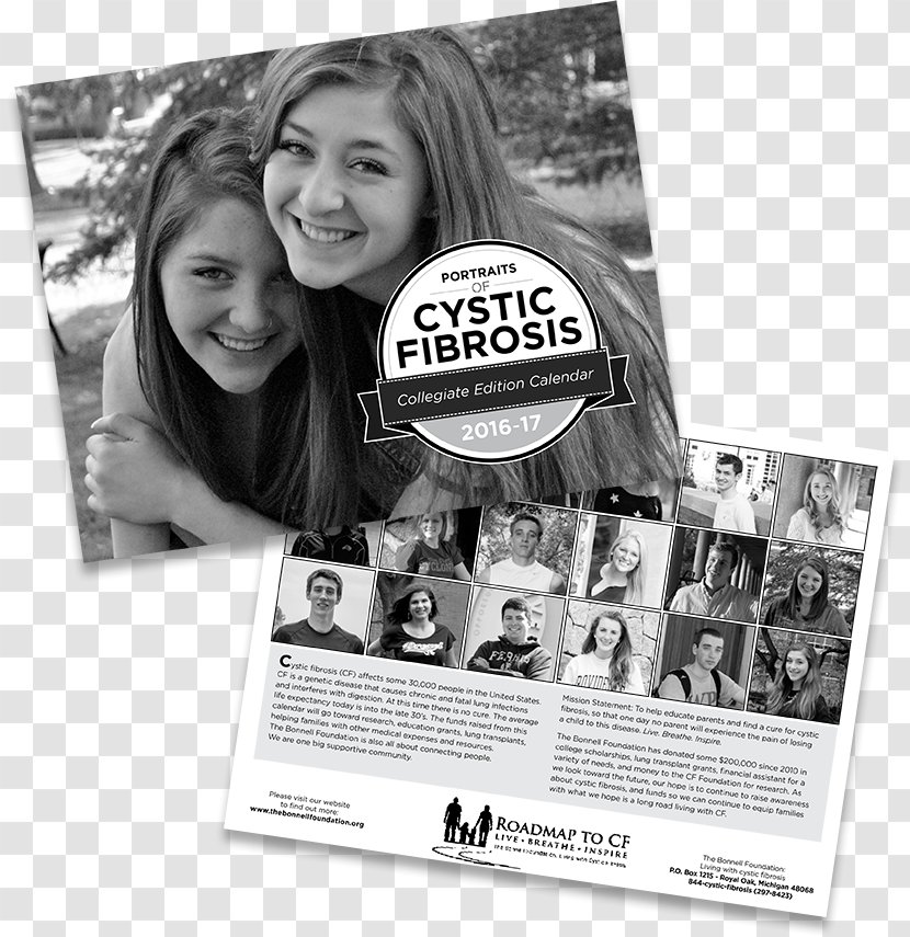 Cystic Fibrosis Month Paper Poster Transparent PNG