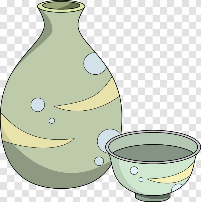 Sake Alcoholic Drink Beer Sakana - Tableware Transparent PNG